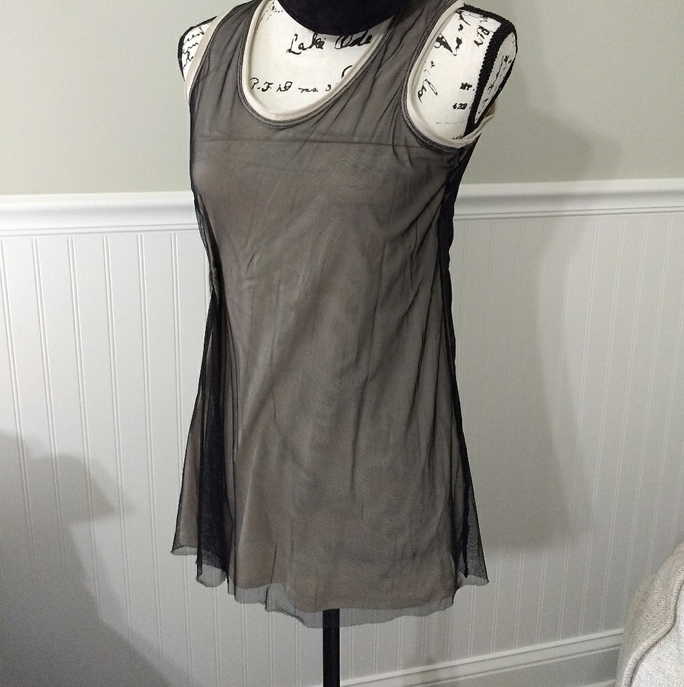 Vera Wang sheer top (S)
